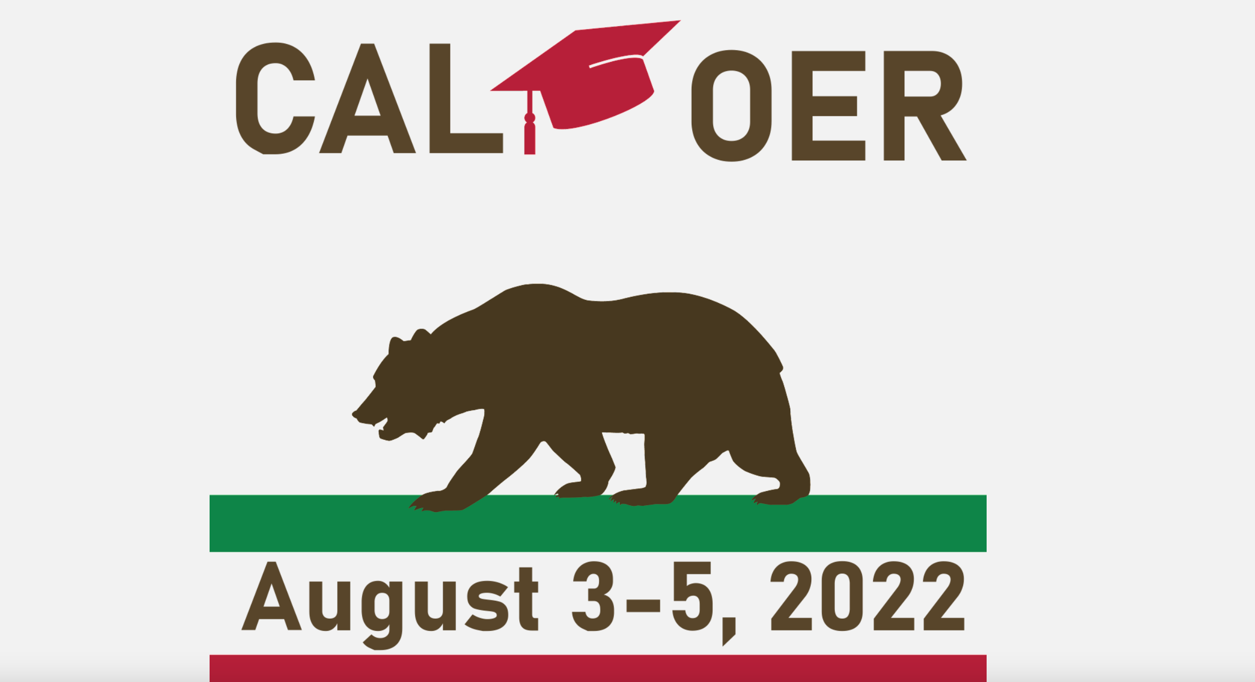 Cal OER Virtual Conference Schedule set for August 35, 2022